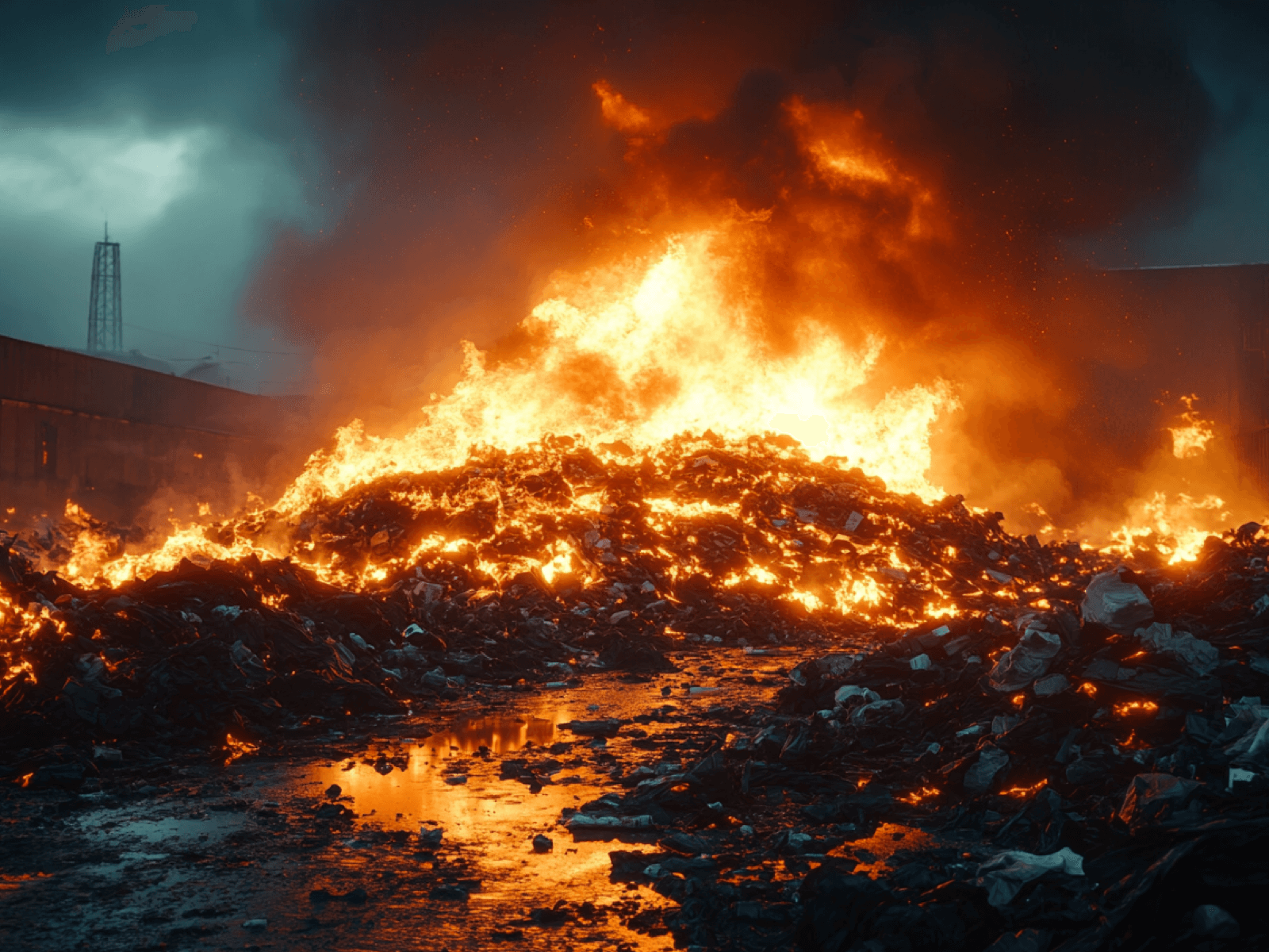 Waste Incineration Flue Gas