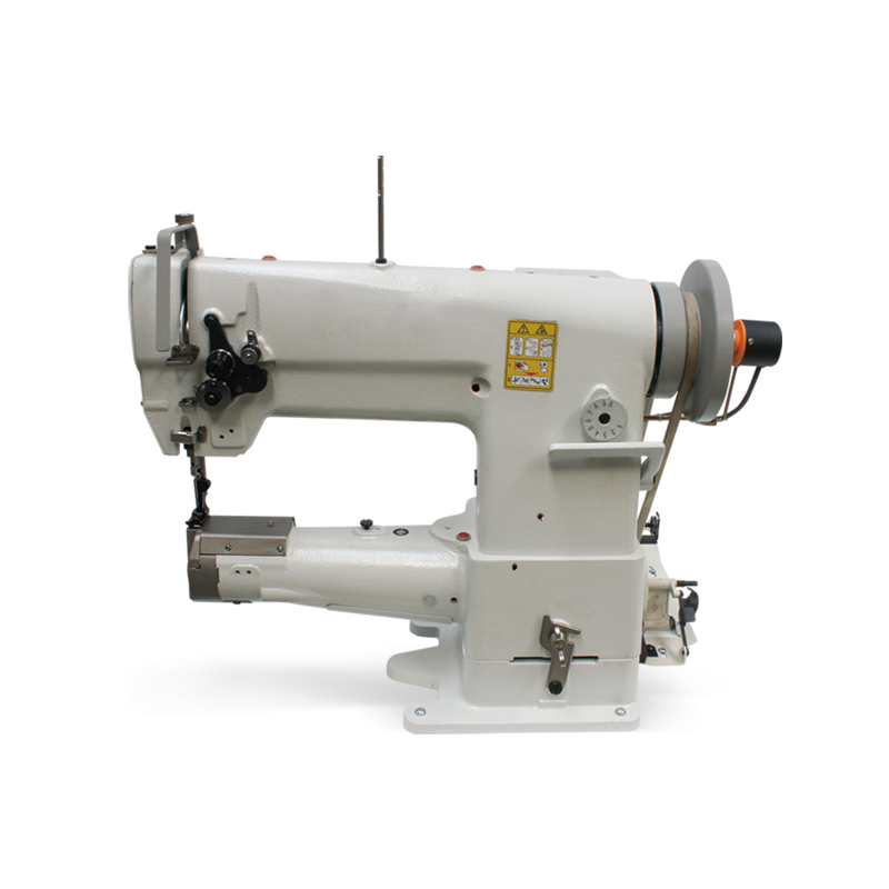Industrial filter bag sewing machine configuration